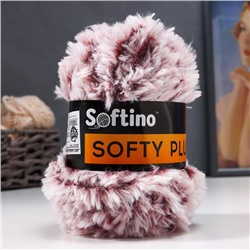 Пряжа фантазийная 100% микрофибра "Softy plush" 100 гр 65 м бразилин