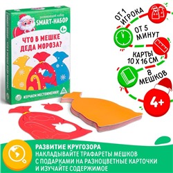 Развивающий набор «Smart - набор, Что в мешке деда мороза?»