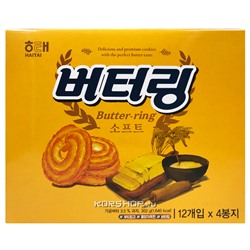 Бисквитное печенье "Сливочное кольцо" Haitai, Корея, 302 г Акция