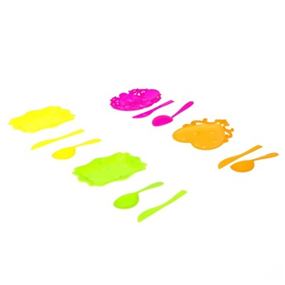 Развивающий набор «Цветные тарелочки»