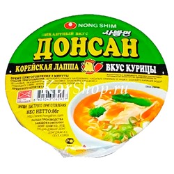 Лапша Донсан с курицей (В чашке) Nongshim, 86 г