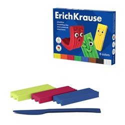 Пластилин ErichKrause "Color Friends"  8цв. 120гр. стек (61339)