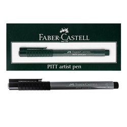 Ручка капиллярная Faber-Castell PITT Artist Pen Metallic серебряный 167351