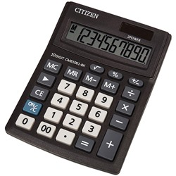 Калькулятор настольный CITIZEN Business Line CMB1001-BK, 10-разрядный, 100*136*32мм, дв.питание