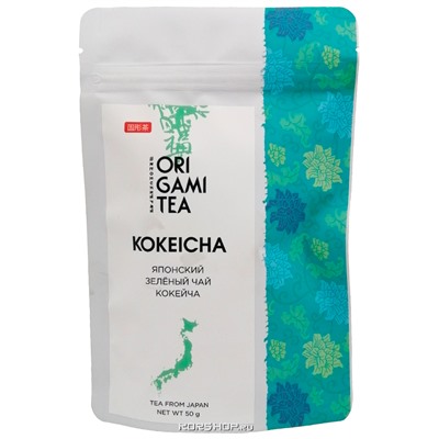 Японский зеленый чай Кокейча Origami Tea (NEW), 50 г Акция
