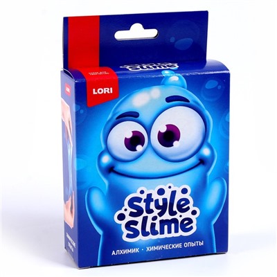 Химические опыты Style Slime «Голубой»