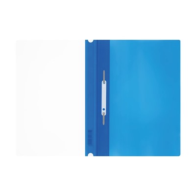 Скоросшиватель пластиковый с перфорацией А4 СТАММ синий (ММ-32255) 160мкм