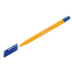 Ручка шар. OfficeSpace "xTrio" (OBGP_21495) синяя, 0.7мм, трехгранная, на масляной основе, желтый корпус