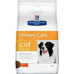 Сухой корм Hill's PD c/d multicare Urinary Care для собак, профилактика МКБ, 12 кг