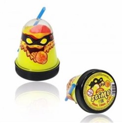 Детская игрушка Лизун ТМ "Slime "Ninja" S130- 2  смешивай цвета 2 в 1 желтый и красный 130 г. Фабрика игрушек {Россия}