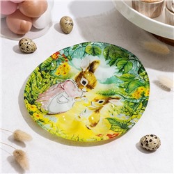 Подставка для яиц Доляна «Кроличьи истории», 10 ячеек, 24×20,6 см
