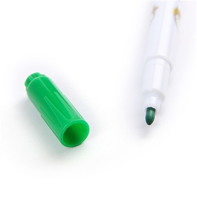 Фломастеры, 12 цветов, в пластиковом пенале с ручкой, вентрилируемый колпачок, "Мышка"