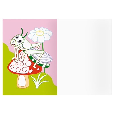 Раскраска ТРИ СОВЫ А5 "Мир насекомых" с цветным фоном (РцА5_59564) 8стр.