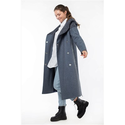 01-10004 Пальто женское демисезонное (пояс)