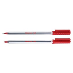 Ручка шар. Pensan (1005) красная, 0.7мм, игольчатый стержень, на масляной основе