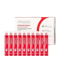 Farm Stay Филлер для повреждённых волос с керамидами и кератином / Ceramide Damage Clinic Hair Filler, 10 шт.