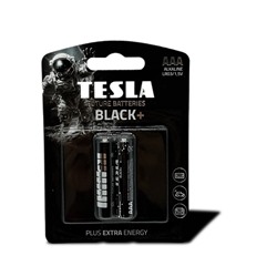 Батарейка LR3 "Tesla Batteries Black", алкалиновая, на блистере BL2