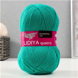 Пряжа Lidiya quatro (Лидия кватро) 50% шерсть, 50% акрил 400м/100гр (920 зел.бир.)