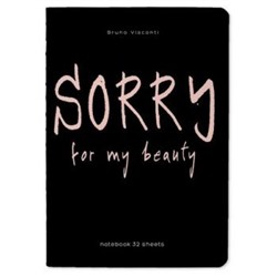 Записная книжка А6 32л клетка "SORRY" 7-32-001/17 Bruno Visconti {Китай}