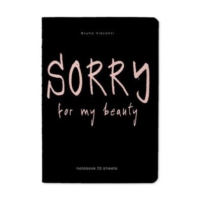 Записная книжка А6 32л клетка "SORRY" 7-32-001/17 Bruno Visconti {Китай}