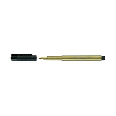 Ручка капиллярная Faber-Castell PITT Artist Pen Metallic золотой 167350