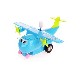 Заводная игрушка 3166-4 "Самолетик" в пакете