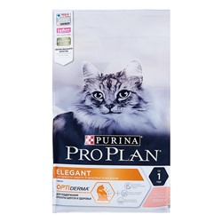 Сухой корм PRO PLAN Elegant для кошек, для шерсти и кожи, лосось, 1.5 кг