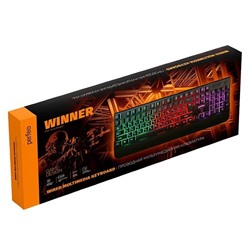 Клавиатура Perfeo "Winner" (PF_A4892) USB, черная, игровая, с подсветкой