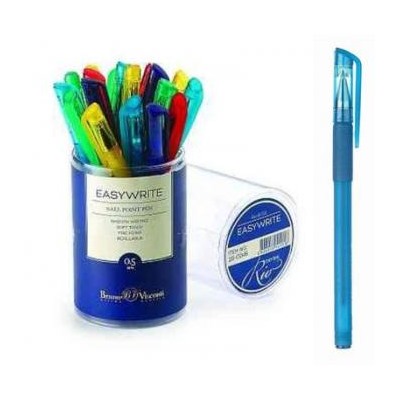 Ручка шариковая EasyWrite.RIO синяя 0.5мм (5 цветов корпуса) 20-0046 Bruno Visconti {Китай}