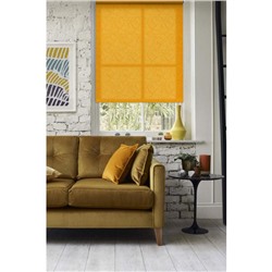 Рулонная штора «Адель», цвет оранжевый, 37х160 см