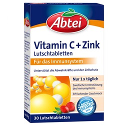 Abtei (Абтай) Vitamin C + Zink 30 шт
