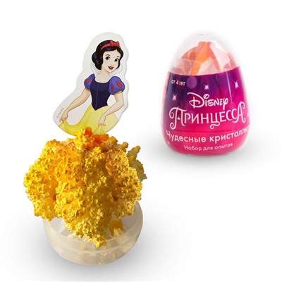 Яйцо-сюрприз «Вырасти кристалл. Принцессы», набор для опытов, МИКС