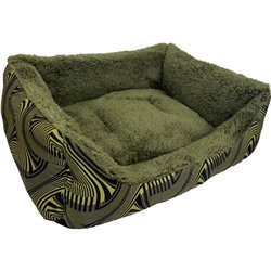 Лежак-диван "Хаки" полиэстер, 48 х 38 х 18 см