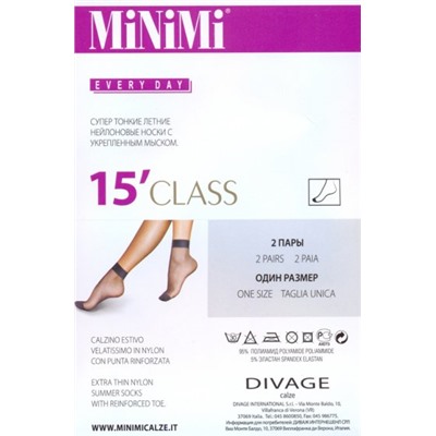 Носки женские полиамид, Minimi, Class 15 н оптом