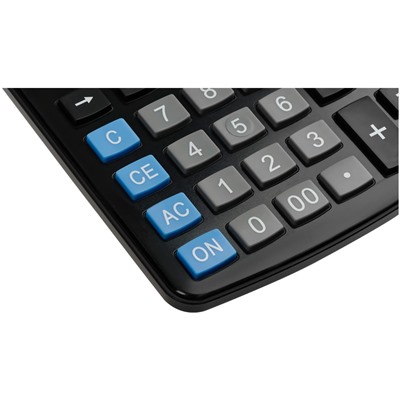 Калькулятор настольный ELEVEN TLT-2348, с регул. углом наклона дисплее, 12-разрядный, 140*197*26мм, дв.питание, черный