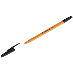 Ручка шар. "Corvina 51" оранжевый корпус, черная (40163, Италия) 1мм