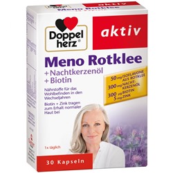 Doppelherz (Доппельхерц) aktiv Meno Rotklee + Nachtkerzenol + Biotin 30 шт