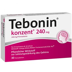 Tebonin (Тебонин) konzent 240 mg 30 шт