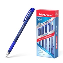 Ручка гелевая ErichKrause "G-Star" (45206) синяя, 0.5мм