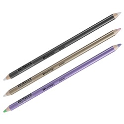 Ластик-карандаш Berlingo "Eraze 870" (BLc_00870) 2-х стор., круглый, термопластичная резина, цвет в ассорт.