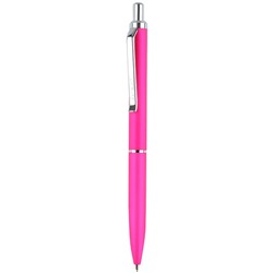 Ручка шар. Luxor "Rega" (8243) синяя, 0.7мм., корпус розовый/хром