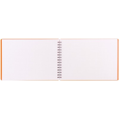 Блокнот А5 60л. на гребне "Neon. Оранжевый" ("BG", Б5гр60_пл 62087) пластиковая обложка, тиснение фольгой