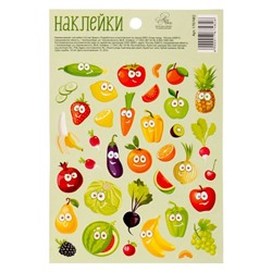 Бумажные наклейки «Живые витаминки», 11 х 16 см