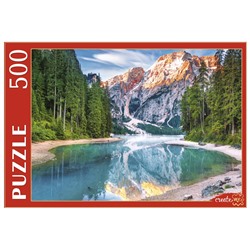 Puzzle  500 элементов "Италия. Озеро среди Доломитовых Альп" (ГИП500-0613)