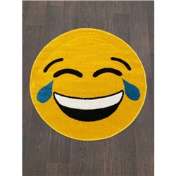 Ковёр круглый Smile nc12, 100x100 см, цвет yellow