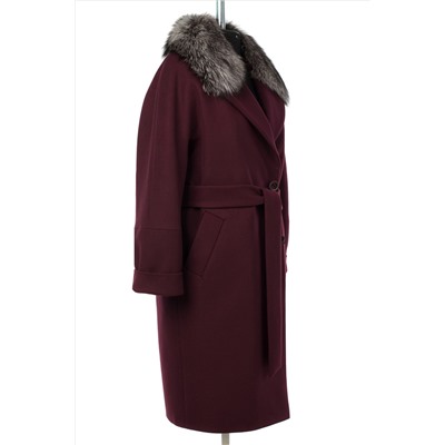 02-3057 Пальто женское утепленное (пояс)