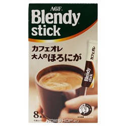 Крепкий растворимый кофе с молоком Blendy Stick AGF, Япония, 72 г