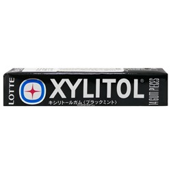 Жевательная резинка Черная Мята Xylitol Lotte, Япония, 21 г