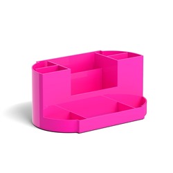Подставка-органайзер настол. ErichKrause "Victoria. Neon Solid" (51485) розовая