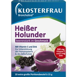 Klosterfrau Broncholind Heisser Holunder Heissgetrank Beutel 10 шт., 150 г